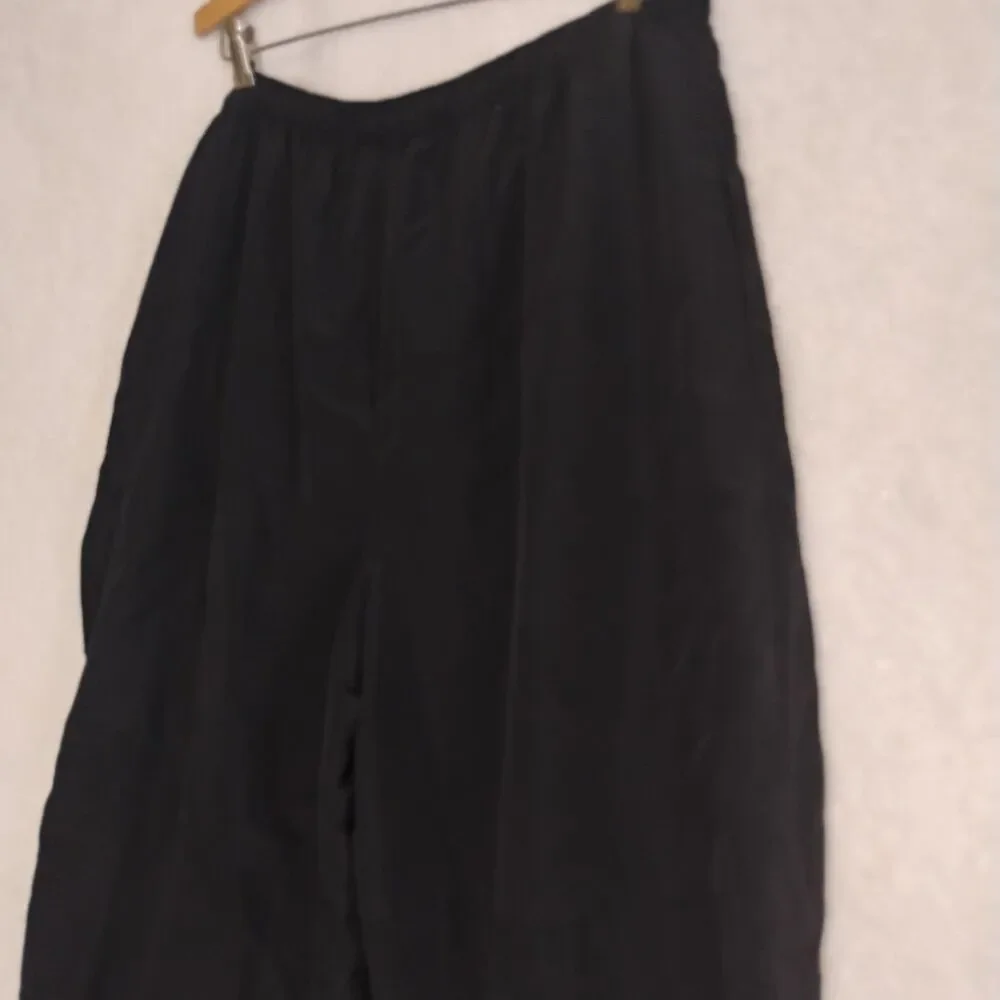 US Military IPFU Physical Fitness Training Wind Breaker Pants XL Black Nylon 90s